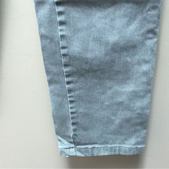 Elliott Lauren Straight Leg Denim Gray Wash Mid Rise Jeans (6) - Picture 3 of 8